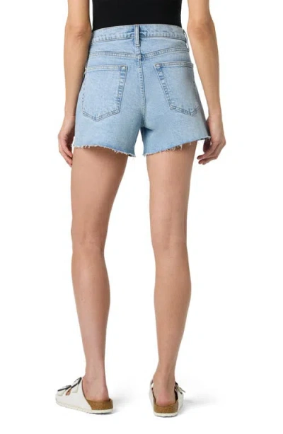 Joe's Raw Hem High Waist Relaxed Denim Shorts