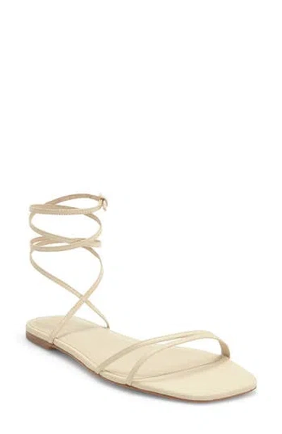 Reformation Magalie Ankle Tie Flat Sandal