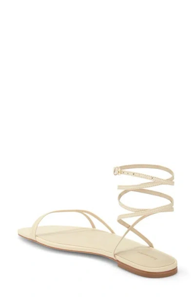 Reformation Magalie Ankle Tie Flat Sandal