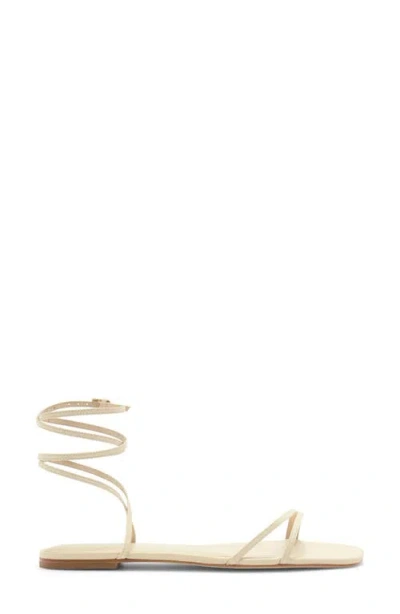 Reformation Magalie Ankle Tie Flat Sandal