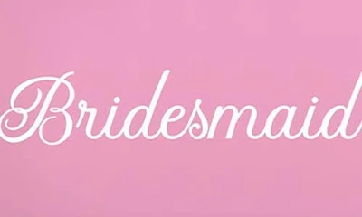 Creative Brands Bridesmaid Stainless Steel Tumbler In Pink