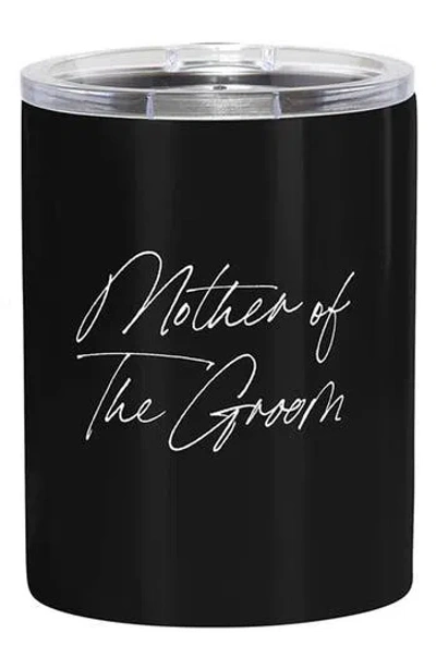 Creative Brands Mother Of The Groom Double Wall Tumbler In Black