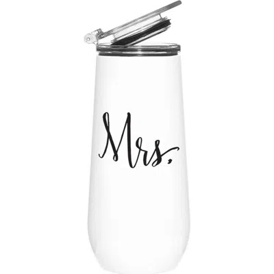 Creative Brands Mrs. Stainless Steel Tumbler In White