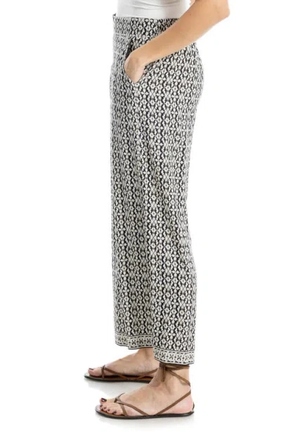 Max Studio Wide Leg Pull-on Crop Pants