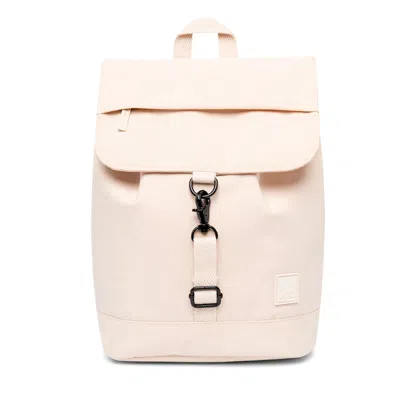 Lefrik Women's White Scout Mini Backpack Ecru Stripes