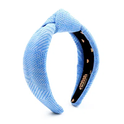 Miss Cicconi Women's Lucie - Headband - Light Blue Cotton