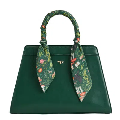 Fable England Women's  X Catherine Rowe Into The Woods Tote - Green