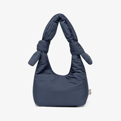 Lefrik Women's Blue Biwa Puffy Mini Bag Maibon
