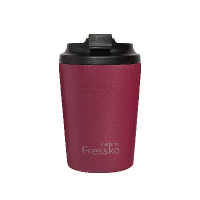Fressko Red , Bino Reusable Coffee Cup, Stainless Steel, Rouge