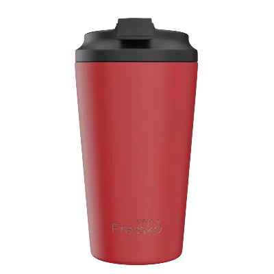 Fressko Red , Grande Reusable Coffee Cup, Stainless Steel, Chilli