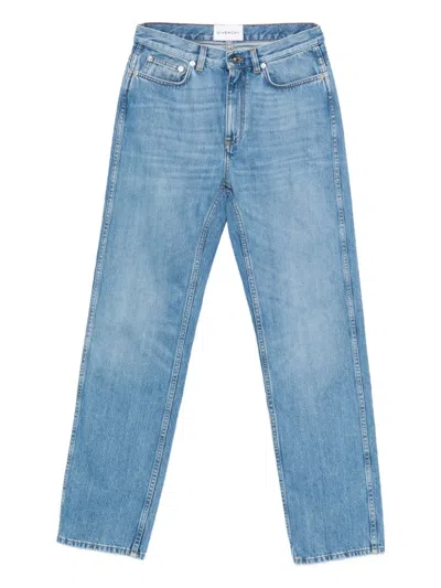 Givenchy Denim Trousers With Belt Loops In Blue