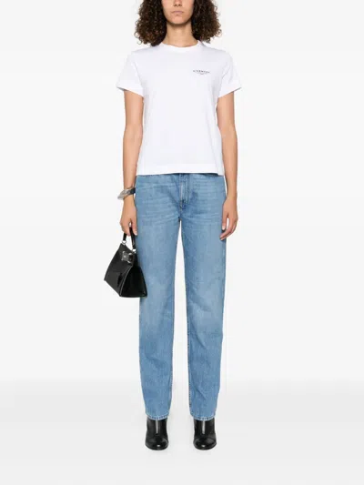 Givenchy Denim Trousers With Belt Loops In Blue