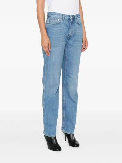 Givenchy Denim Trousers With Belt Loops In Blue