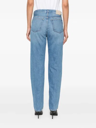 Givenchy Denim Trousers With Belt Loops In Blue