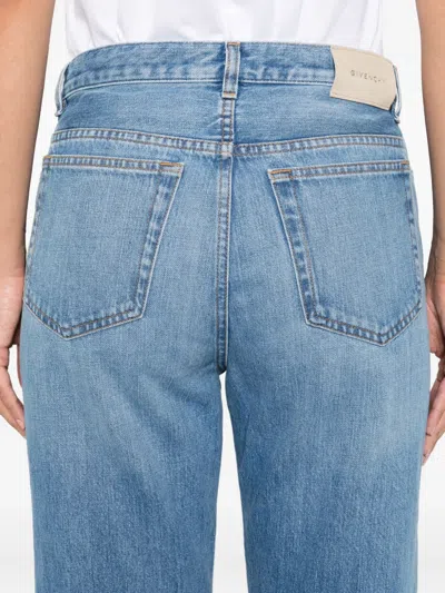 Givenchy Denim Trousers With Belt Loops In Blue