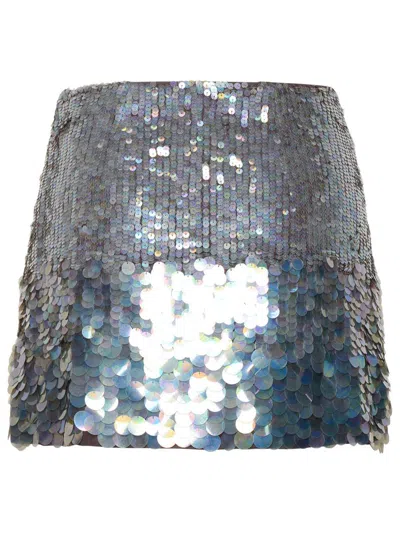 P.a.r.o.s.h . 'gigi' Grey Polyamide Blend Miniskirt