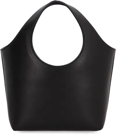 Balenciaga Mary-kate Xs Leather Tote In Black