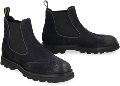 Doucal's Man Ankle Boots Black Size 12 Leather In Black
