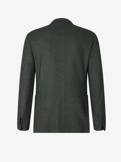 Boglioli Long-sleeved Suit Coat In Green