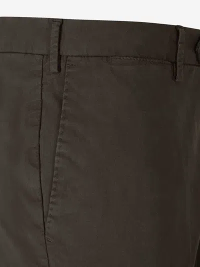 Pt Torino Gabardine Skinny Pants Clothing In Brown