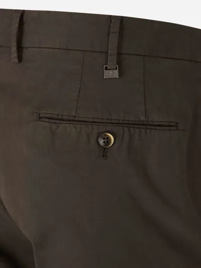 Pt Torino Gabardine Skinny Pants Clothing In Brown