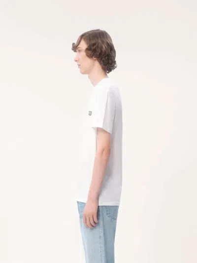 Valentino Vlogo Patch T-shirt With In White