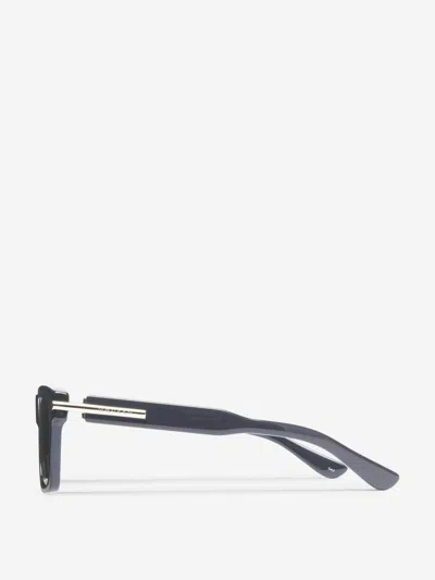 Alexander Mcqueen Rectangular T-bar Sunglasses In Black