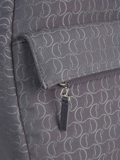 Christian Louboutin Pattern Backpack In Blue