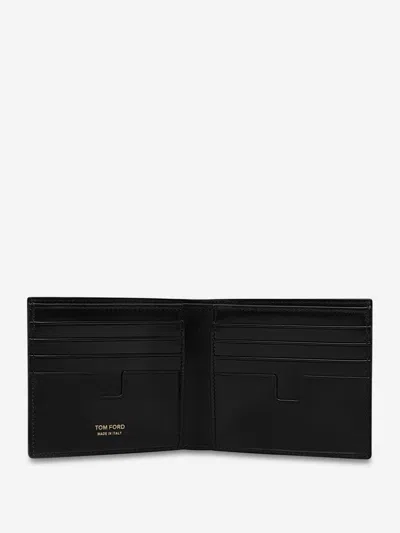 Tom Ford Classic Python Wallet In Black