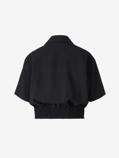 Bottega Veneta Cold Wool Shirt In Black