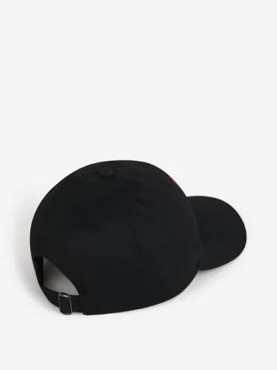 Palm Angels Logo-embroidered Cotton Baseball Cap In Black