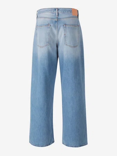 Acne Studios Blue Relaxed Fit 2022f Jeans In Blue