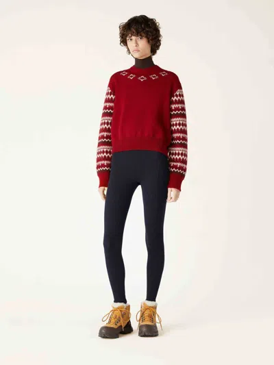 Loro Piana Dreamwool Wool Leggings In Blue