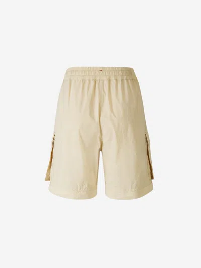 Moncler Grenoble Hybrid Technical Joggers In Neutral