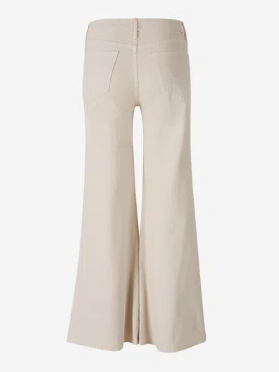 Mother High-rise Flared Jeans In Neutral