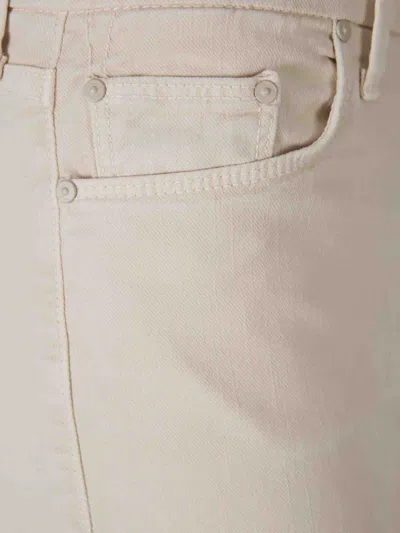 Mother High-rise Flared Jeans In Neutral