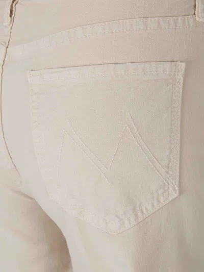 Mother High-rise Flared Jeans In Neutral