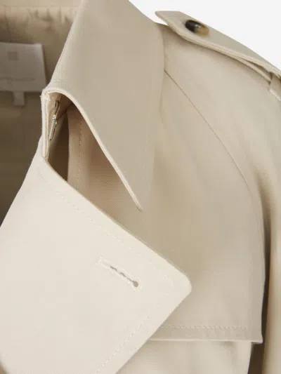 Givenchy Double-breasted Trench Coat With Belt In Neutral