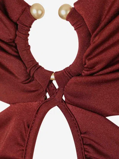 Johanna Ortiz Wine Sunny Days Swimsuit