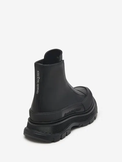 Alexander Mcqueen Alexander Mc Queen Tread Slick Ankle Boots In Black