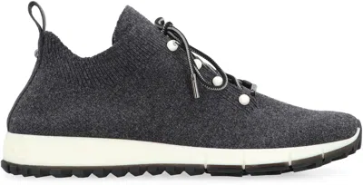 Jimmy Choo Veles Fabric Low-top Sneakers In Gray