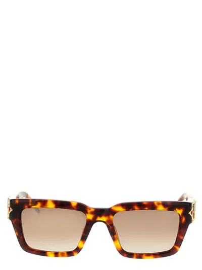 Casablanca Men 'the Tortoiseshell Square Metope' Sunglasses In Brown