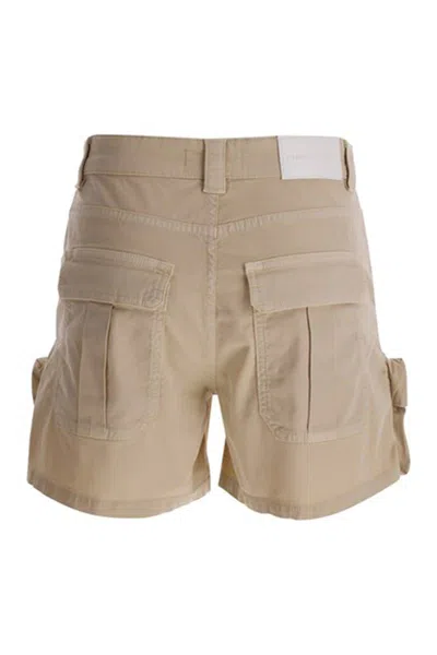 Pinko Utility-inspired Trousers With Functional Pockets And Tailored Fit In Neutral