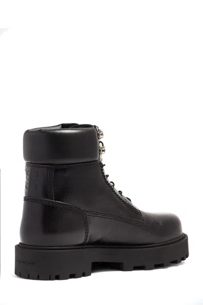 Givenchy Men's Storm Lace-up Boots In Black