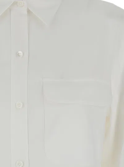 Equipment 'signature' White Shirt With Patch Pockets In White