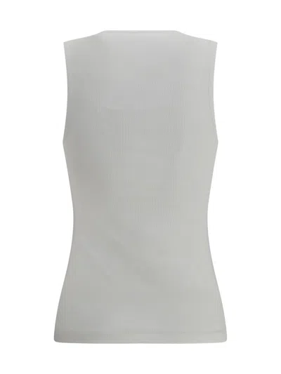 Ferragamo Tank Top In Gray
