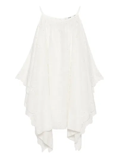 FLORAL-EMBROIDERED TOP