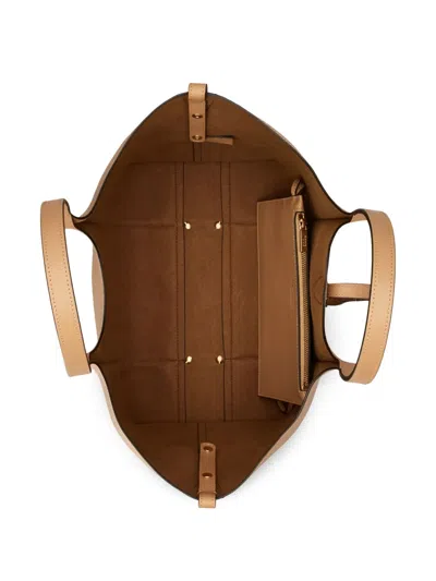 Tod's Grained Leather Shoulder Bag With Double Handles In Pink