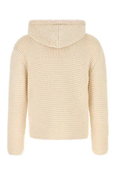 Alexander Mcqueen Mcqueen Inlaid Logo Hoodie In Nude