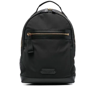 Tom Ford Men's Zaino Con Logo In Black